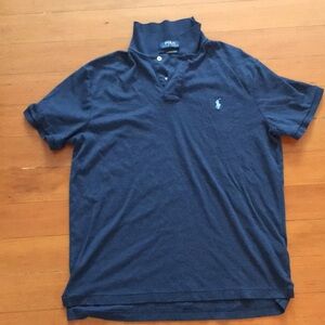 Polo by Ralph Lauren Men's Navy Blue Shirt